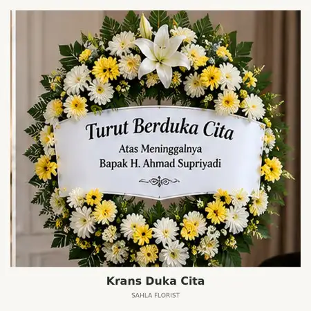 Krans Bunga Duka Badung